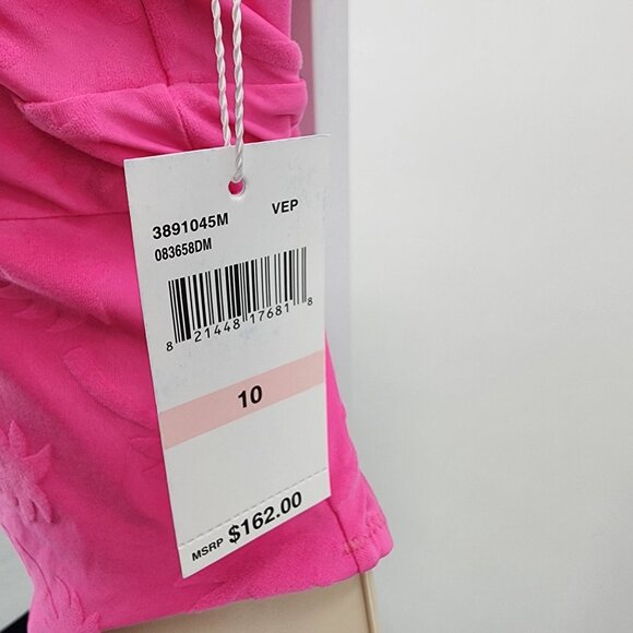 Trina Turk Womens Size 10 Pink Petal Ruffle One Piece Swimsuit New - Picture 3 of 9